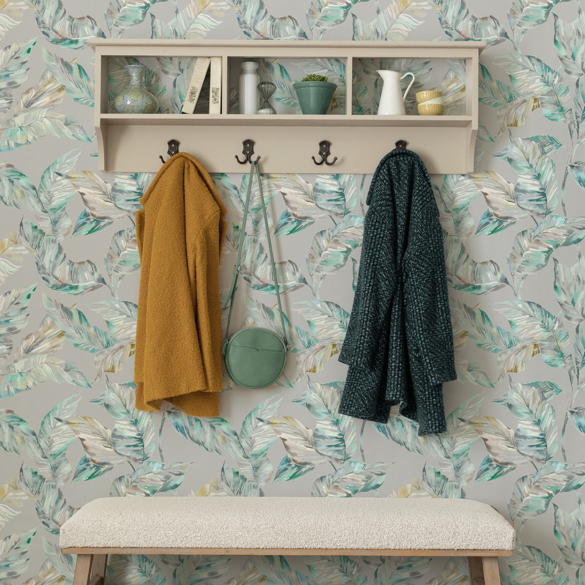 Mizuna Emerald Wallpaper by Voyage Maison | MIZUNA/WPO/EME