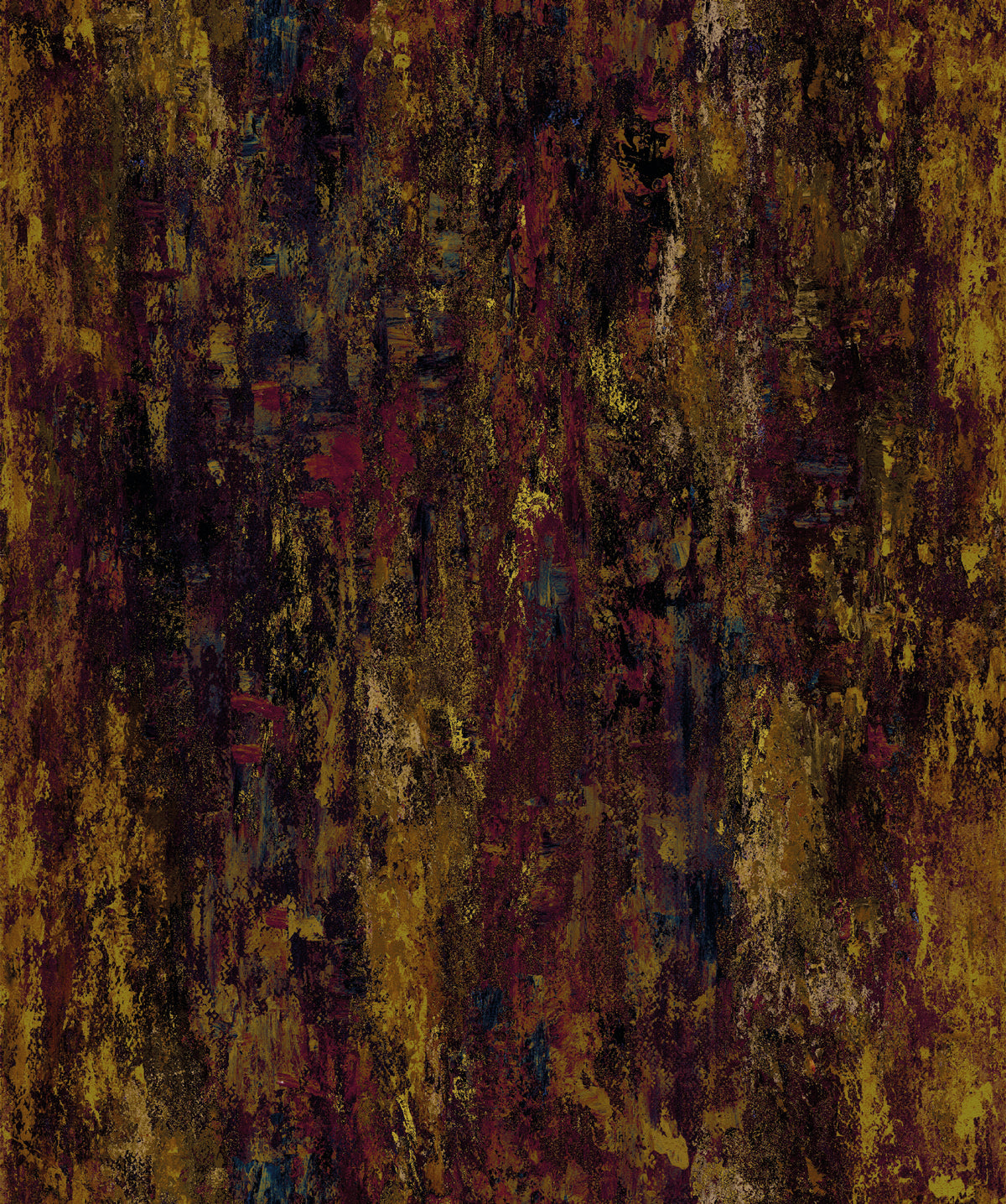 Alabaster Red / Gold Contemporary Wallpaper by Mallion & Knowles