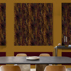 Alabaster Red / Gold Contemporary Wallpaper by Mallion & Knowles