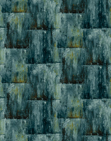 Cubit Gold / Jade Contemporary Wallpaper by Mallion & Knowles