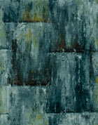 Cubit Gold / Jade Contemporary Wallpaper by Mallion & Knowles