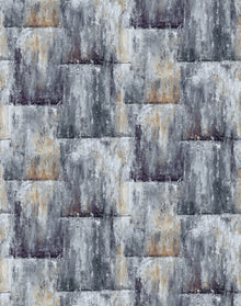 Cubit Amber / Silver Contemporary Wallpaper by Mallion & Knowles