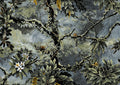 Orinoco Silver / Gold Floral Style Wallpaper by Mallion & Knowles