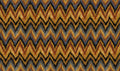Zanzibar Flame / Blue Contemporary Wallpaper by Mallion & Knowles