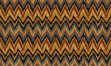 Zanzibar Flame / Blue Contemporary Wallpaper by Mallion & Knowles