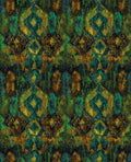 Dumas Rust / Green Contemporary Wallpaper by Mallion & Knowles