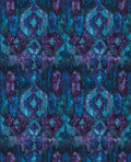 Dumas Sapphire / Plum Contemporary Wallpaper by Mallion & Knowles