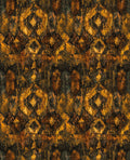 Dumas Rust / Gold Contemporary Wallpaper by Mallion & Knowles