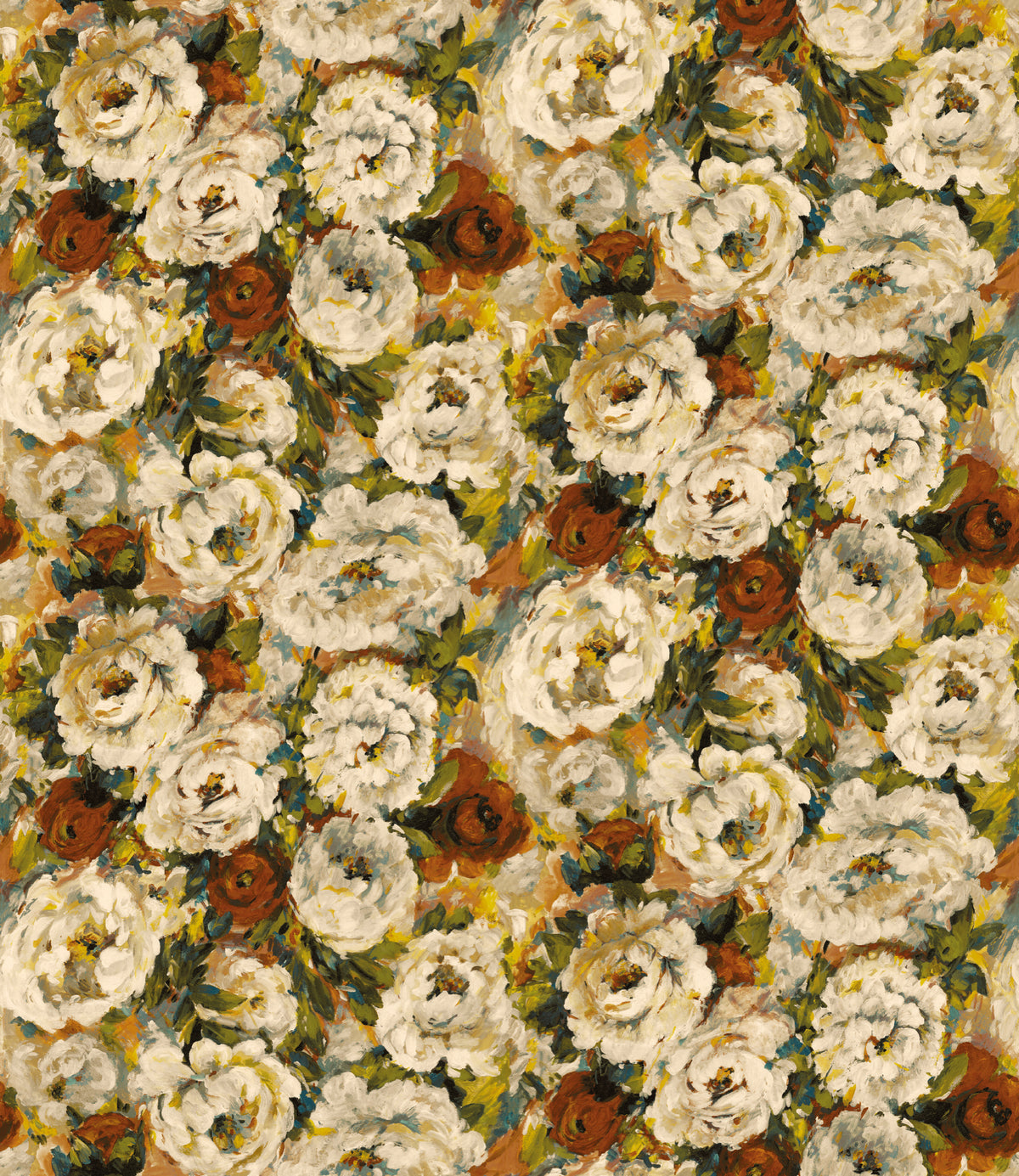 Hester Rustic Floral Style Wallpaper by Mallion & Knowles