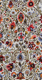 Baroda Scarlet / Grey Traditional Wallpaper by Mallion & Knowles