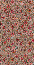 Baroda Crimson / Pink Traditional Wallpaper by Mallion & Knowles