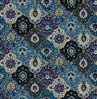Kashmir Navy / Cobalt Traditional Wallpaper by Mallion & Knowles