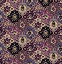 Kashmir Amethyst / Ruby Traditional Wallpaper by Mallion & Knowles