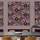 Kashmir Amethyst / Ruby Traditional Wallpaper by Mallion & Knowles