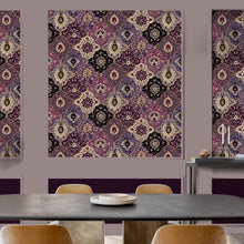 Kashmir Amethyst / Ruby Traditional Wallpaper by Mallion & Knowles