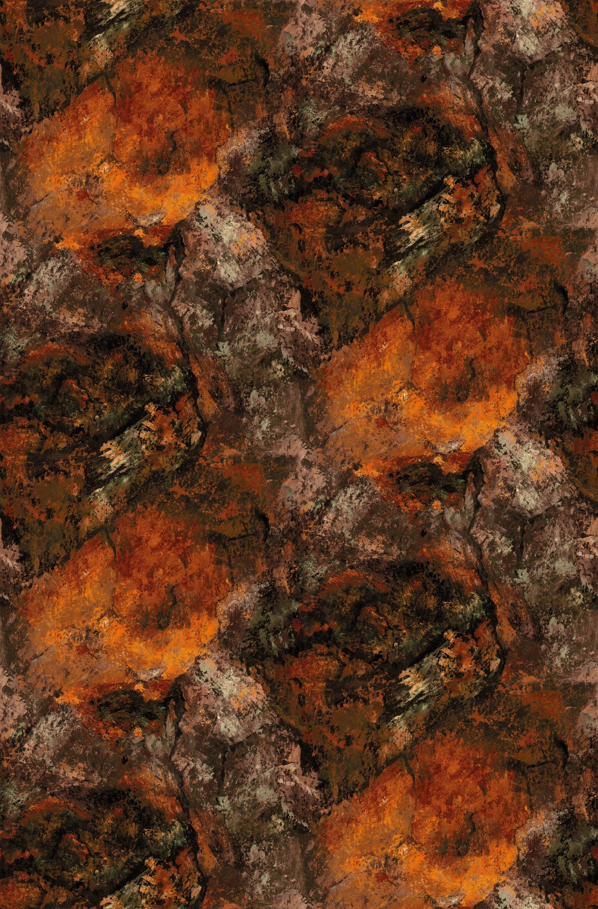 Lava Rustic Contemporary Wallpaper by Mallion & Knowles