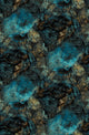 Lava Teal Contemporary Wallpaper by Mallion & Knowles