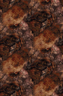 Lava Copper Contemporary Wallpaper by Mallion & Knowles