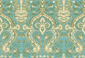 Mayfair Jade Traditional Wallpaper by Mallion & Knowles