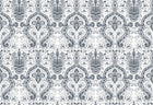 Mayfair Silver Traditional Wallpaper by Mallion & Knowles
