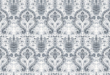 Mayfair Silver Traditional Wallpaper by Mallion & Knowles