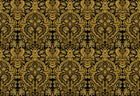 Grosvenor Sapphire / Gold Traditional Wallpaper by Mallion & Knowles