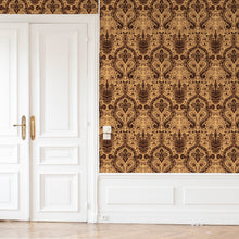 Grosvenor Amber Traditional Wallpaper by Mallion & Knowles