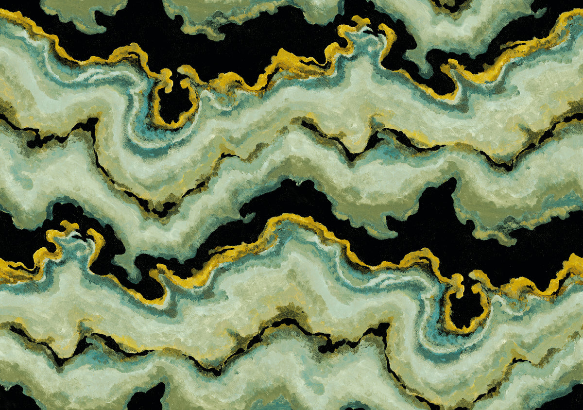 Mika Verdi Contemporary Wallpaper by Mallion & Knowles