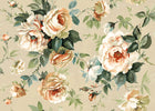 Messina Rustic / Beige Floral Style Wallpaper by Mallion & Knowles