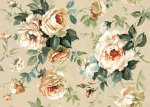 Messina Rustic / Beige Floral Style Wallpaper by Mallion & Knowles