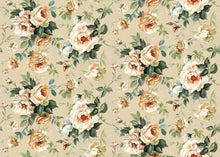 Messina Rustic / Beige Floral Style Wallpaper by Mallion & Knowles