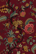 Pompadour Lacquer Red Traditional Wallpaper by Mallion & Knowles