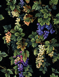 Vineyard Black Traditional Wallpaper by Mallion & Knowles