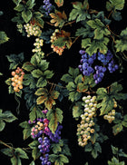 Vineyard Black Traditional Wallpaper by Mallion & Knowles