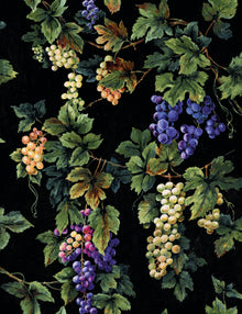 Vineyard Black Traditional Wallpaper by Mallion & Knowles