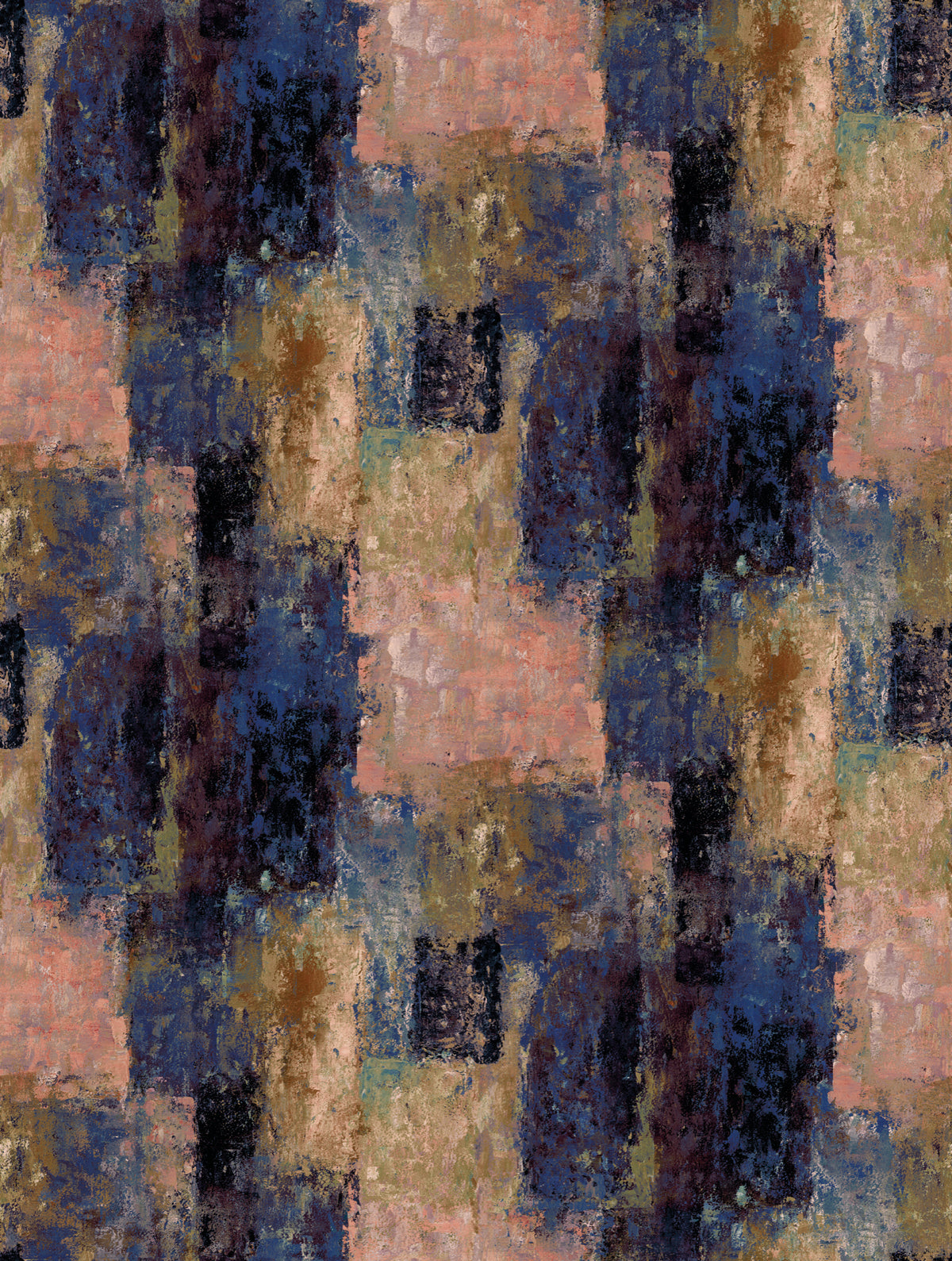 Patina Slate / Copper Contemporary Wallpaper by Mallion & Knowles