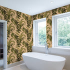 Pavillion Amber Floral Style Wallpaper by Mallion & Knowles