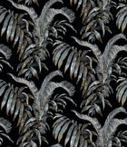 Pavillion Charcoal Floral Style Wallpaper by Mallion & Knowles