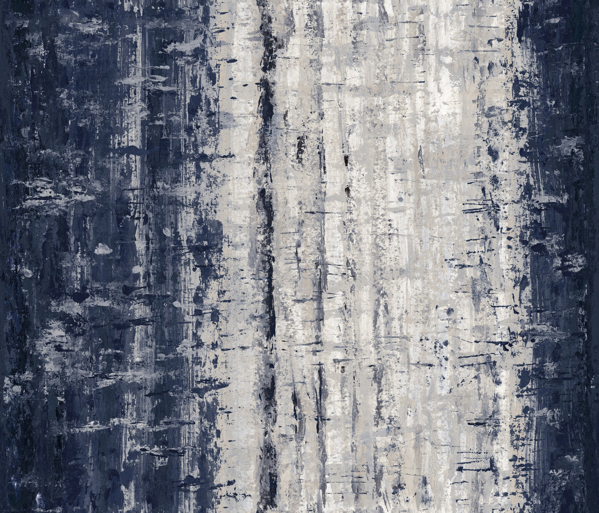 Topaz Denim / Stone Contemporary Wallpaper by Mallion & Knowles