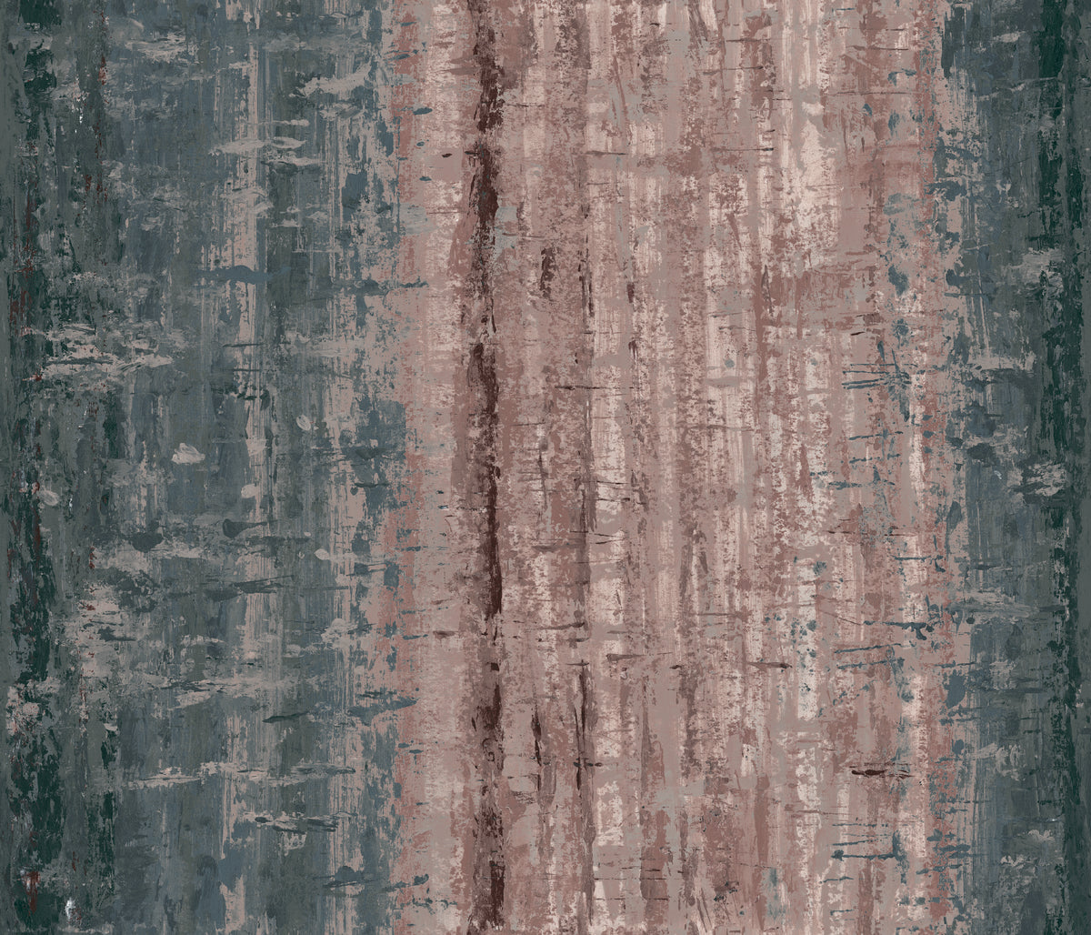 Topaz Grey / Terracotta Contemporary Wallpaper by Mallion & Knowles