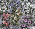 Gem Rose / Grey Floral Style Wallpaper by Mallion & Knowles
