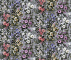 Gem Rose / Grey Floral Style Wallpaper by Mallion & Knowles