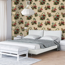 Atelier Old Rose Floral Style Wallpaper by Mallion & Knowles