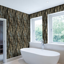 Silicon Beige / Black Contemporary Wallpaper by Mallion & Knowles