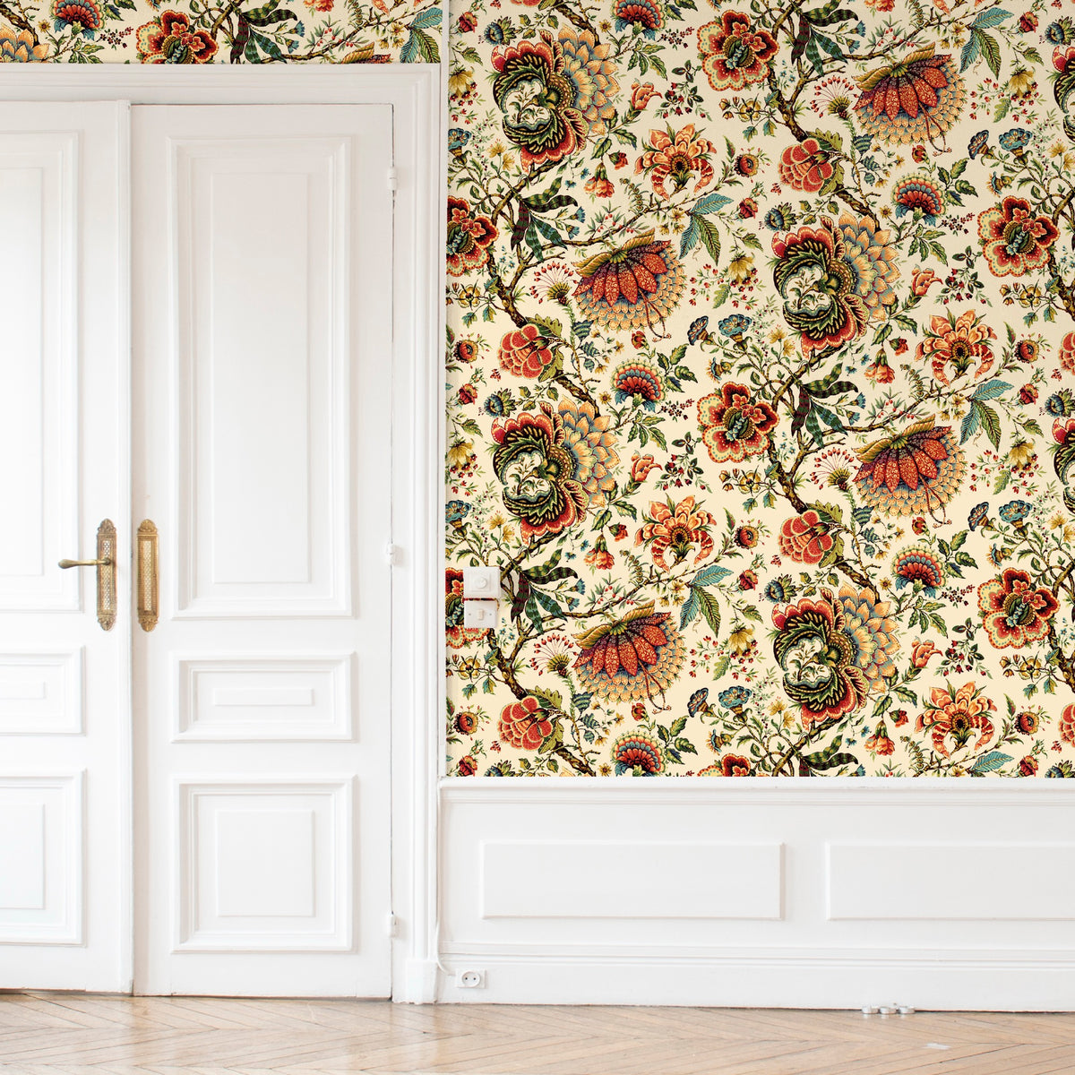 Amritsar Rustic Traditional Wallpaper by Mallion & Knowles