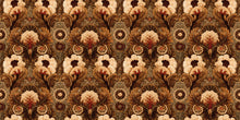 Tapestry Rustic Floral Style Wallpaper by Mallion & Knowles