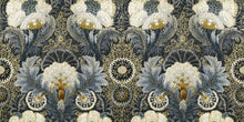 Tapestry Silver Floral Style Wallpaper by Mallion & Knowles