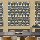 Tapestry Silver Floral Style Wallpaper by Mallion & Knowles