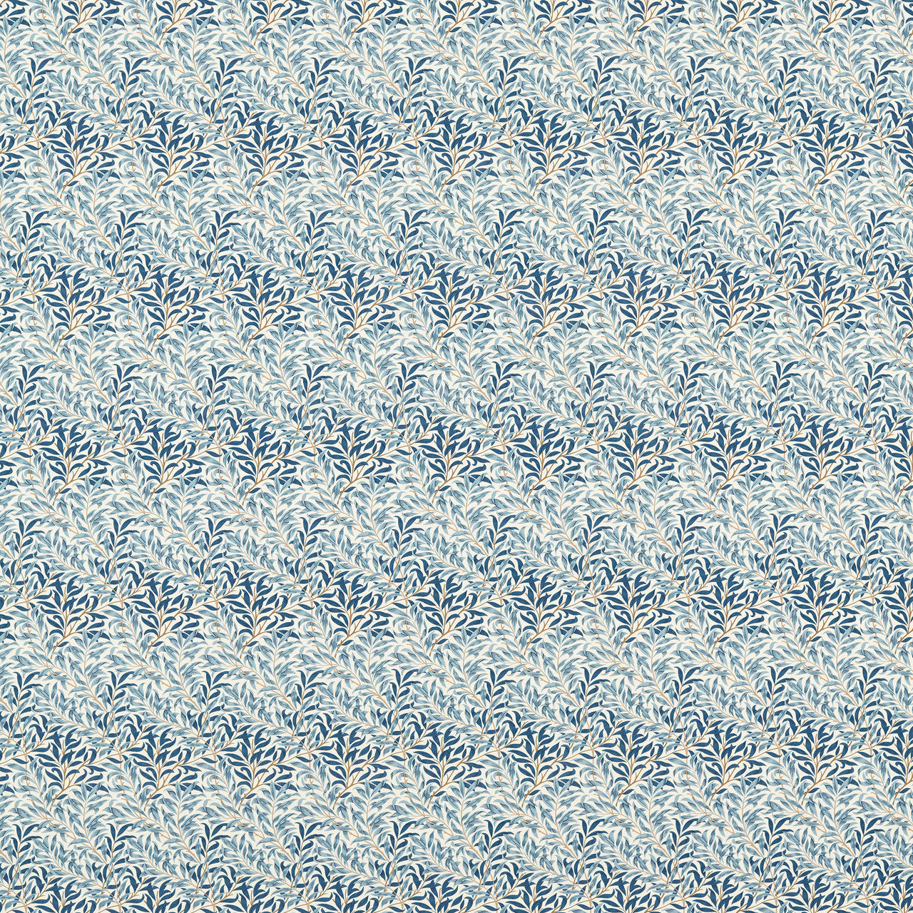 227244 Willow Bough Minor Little Book of Morris Woad Fabric by Morris & Co