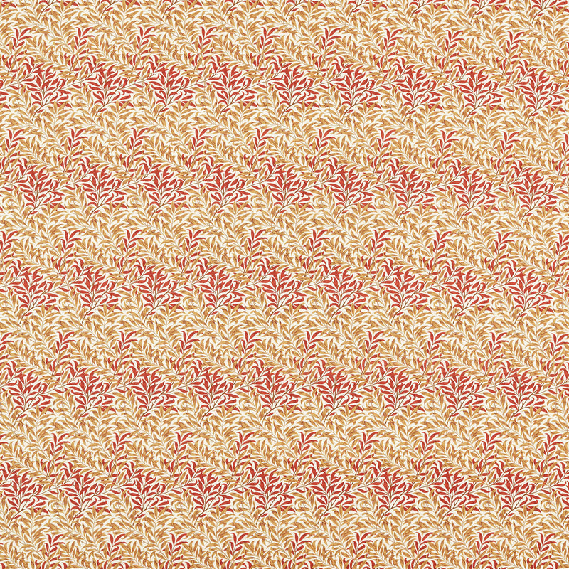 227245 Willow Bough Minor Little Book of Morris Russet Fabric by Morris & Co